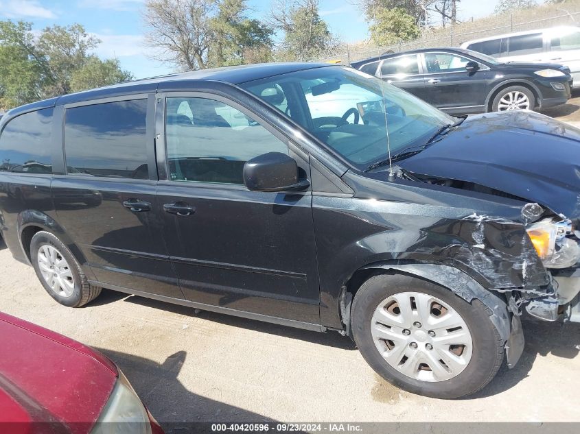 2016 Dodge Grand Caravan Se VIN: 2C4RDGBG9GR100709 Lot: 40420596