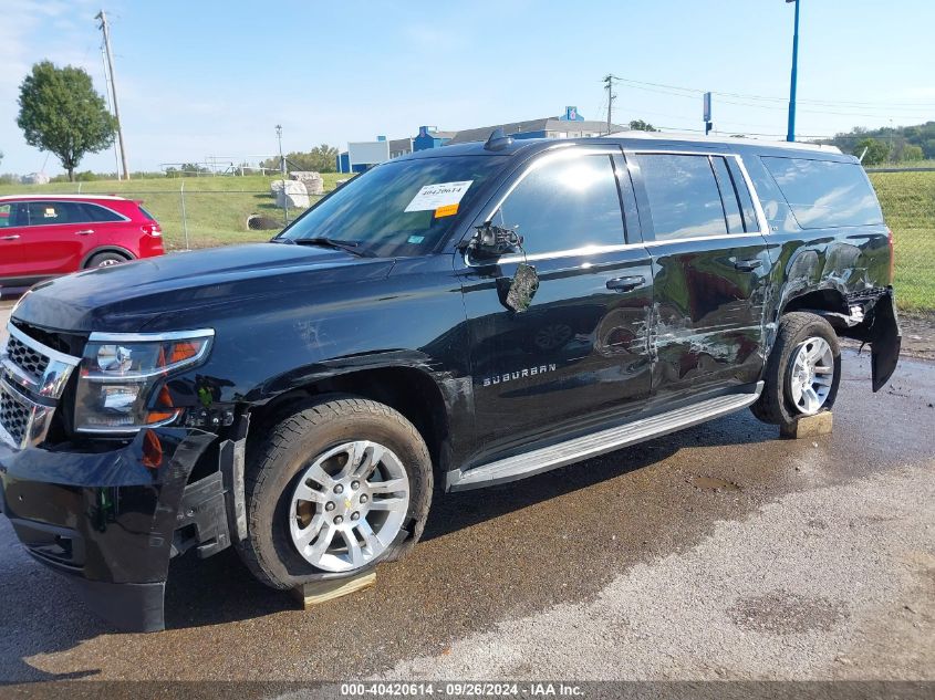 2016 Chevrolet Suburban K1500 Lt VIN: 1GNSKHKC7GR127320 Lot: 40420614