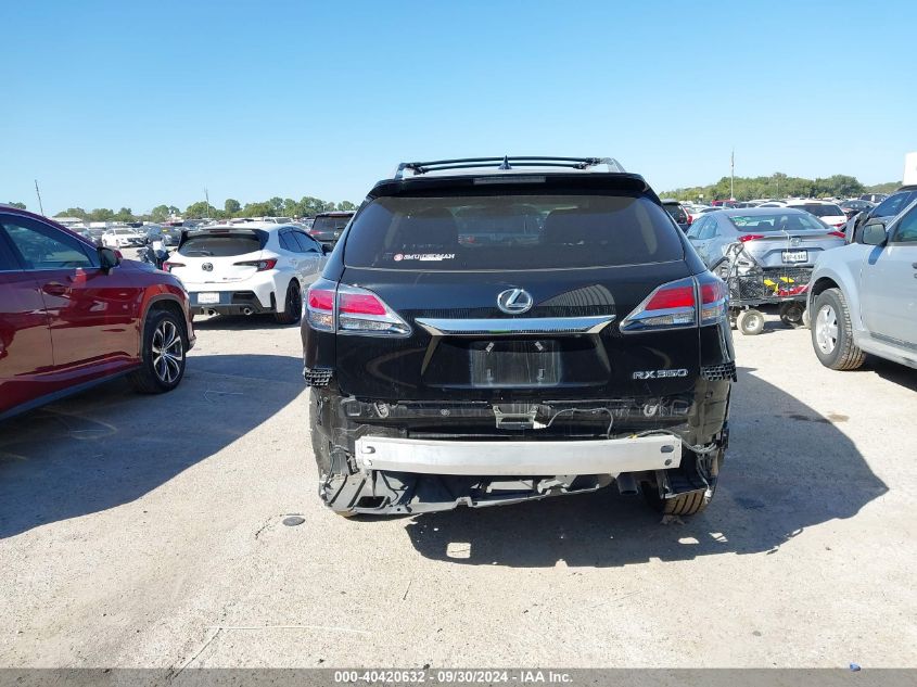 2015 Lexus Rx 350 VIN: JTJZK1BA2F2422777 Lot: 40420632