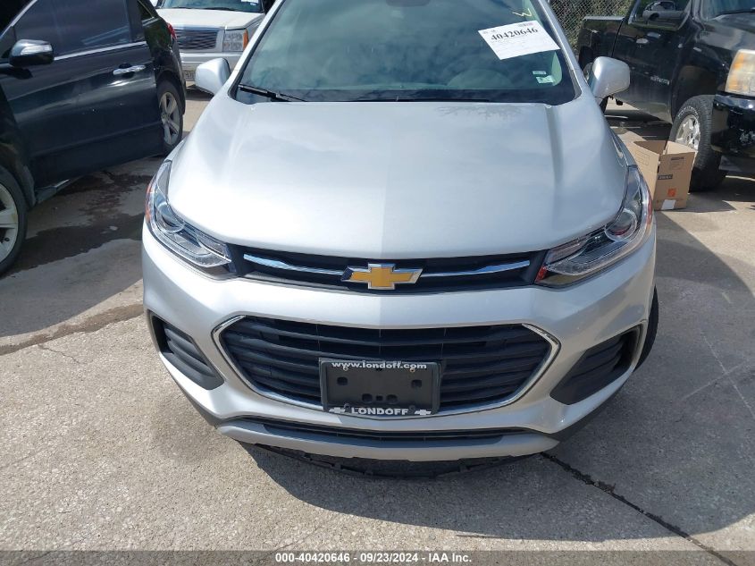 2017 Chevrolet Trax Lt VIN: 3GNCJLSB8HL289919 Lot: 40420646