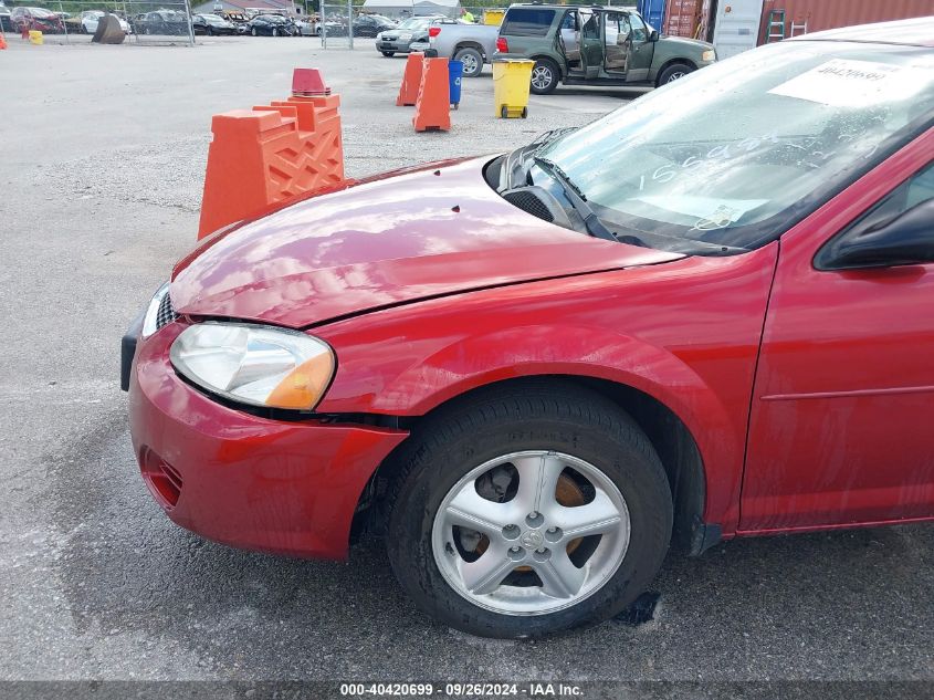 2004 Dodge Stratus Sxt VIN: 1B3EL46X24N155989 Lot: 40420699