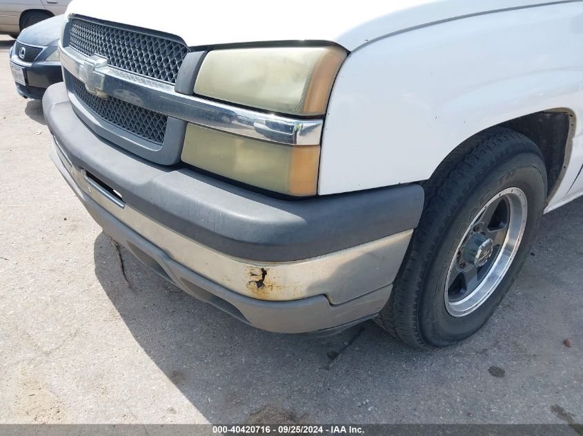 2005 Chevrolet Silverado 1500 Work Truck VIN: 1GCEC19T45E252344 Lot: 40420716