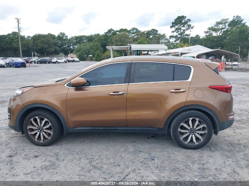 2017 Kia Sportage Ex VIN: KNDPN3AC7H7213427 Lot: 40420721