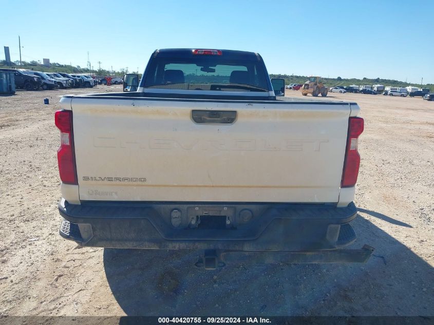 2021 Chevrolet Silverado 2500Hd 4Wd Regular Cab Long Bed Wt VIN: 1GC0YLE76MF287864 Lot: 40420755