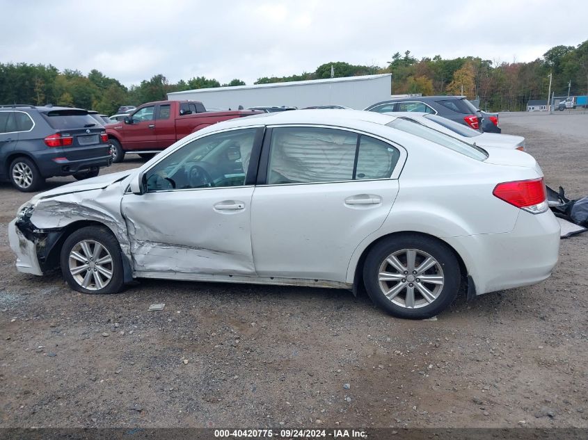 2012 Subaru Legacy 2.5I Premium VIN: 4S3BMBG60C3010274 Lot: 40420775