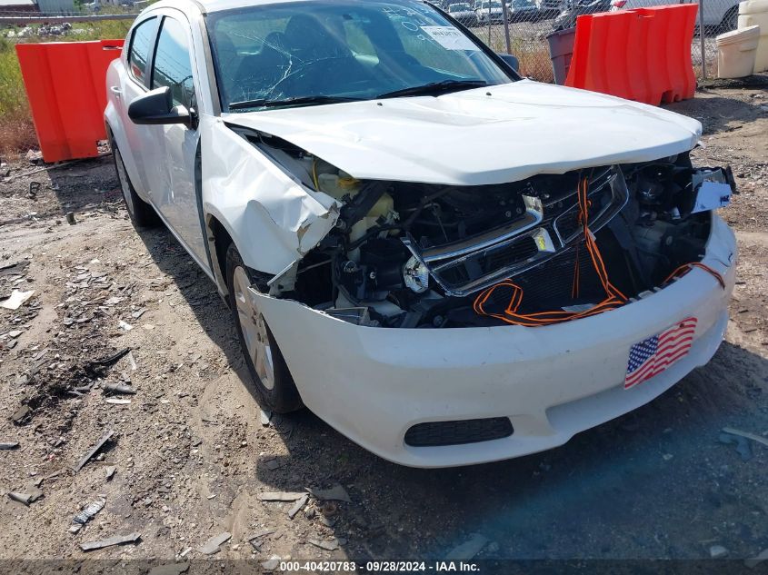 2013 Dodge Avenger Se VIN: 1C3CDZAB7DN677114 Lot: 40420783