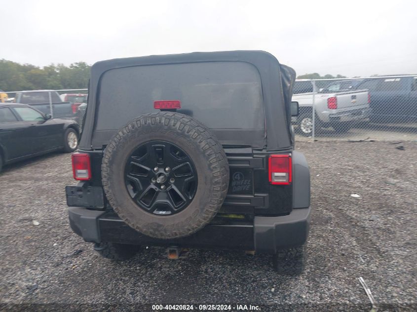 2015 Jeep Wrangler Willys Wheeler VIN: 1C4AJWAG1FL524927 Lot: 40420824