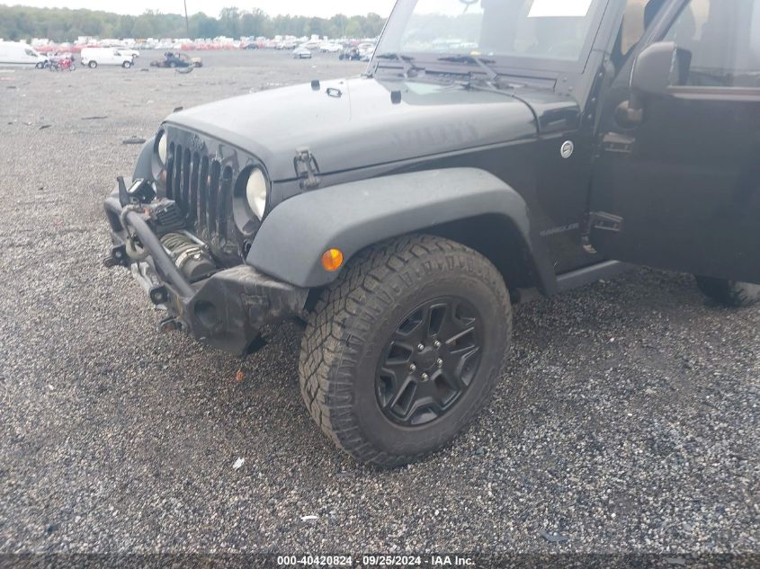 2015 Jeep Wrangler Willys Wheeler VIN: 1C4AJWAG1FL524927 Lot: 40420824