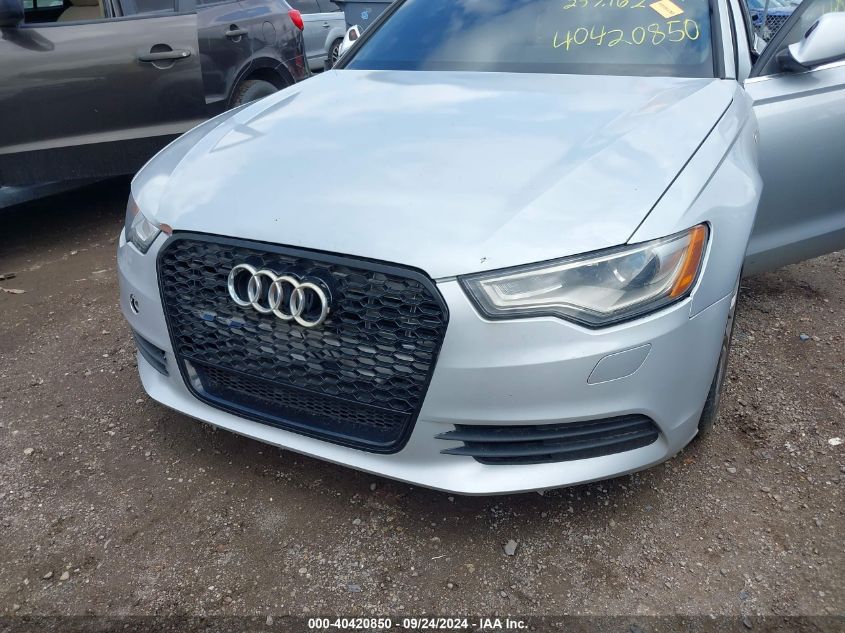 2012 Audi A6 VIN: WAUBGAFC0CN004842 Lot: 40420850