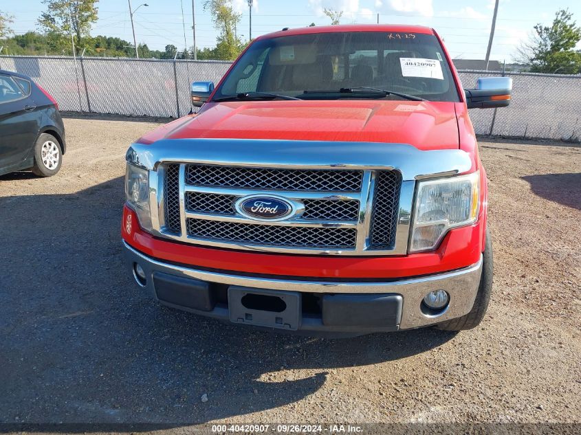 2012 Ford F-150 Lariat VIN: 1FTFW1CF3CKD99638 Lot: 40420907