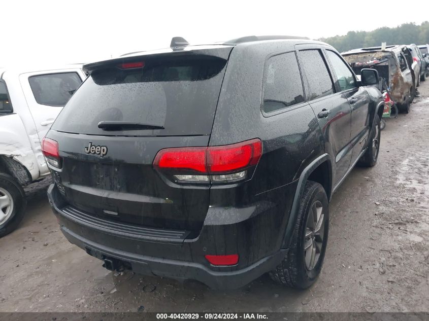 2016 Jeep Grand Cherokee Laredo VIN: 1C4RJFAG1GC498589 Lot: 40420929