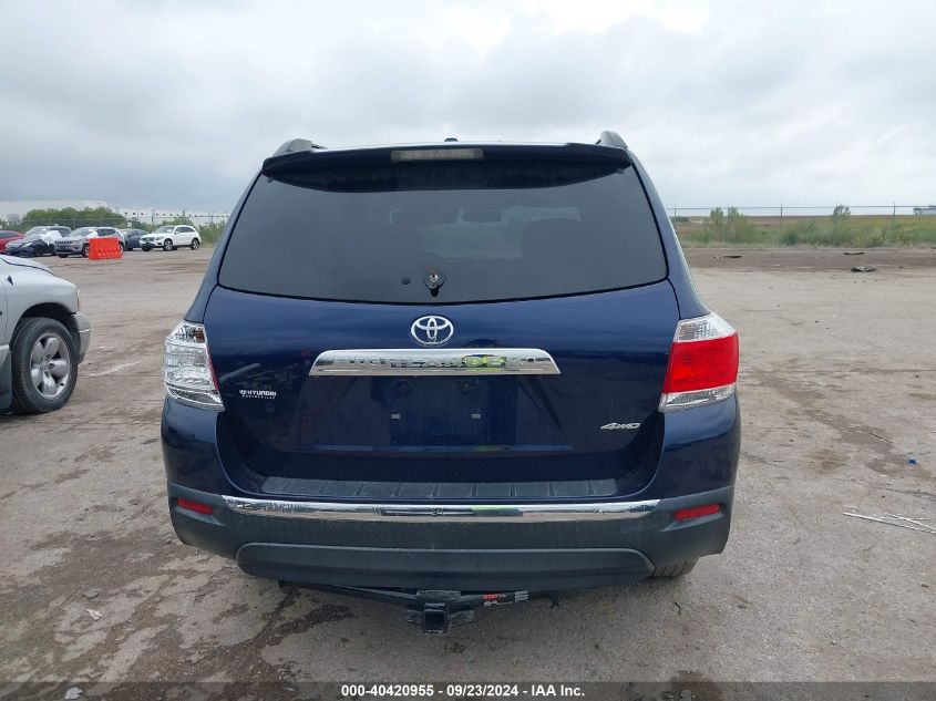 2012 Toyota Highlander Se V6 VIN: 5TDBK3EH0CS119316 Lot: 40420955