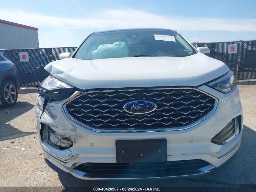 2020 Ford Edge Titanium VIN: 2FMPK3K91LBA48529 Lot: 40420967