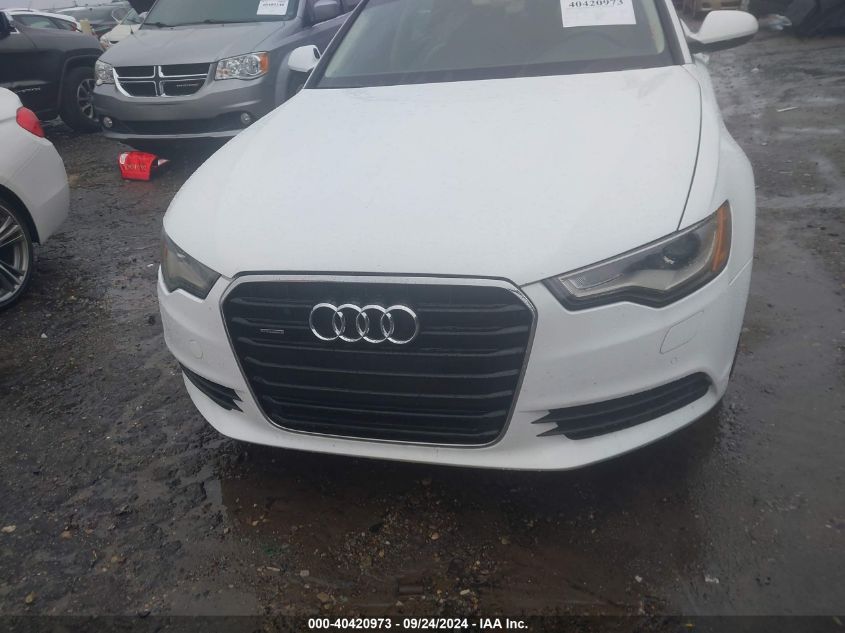 2014 Audi A6 3.0T Premium Plus VIN: WAUFGAFC4EN047570 Lot: 40420973