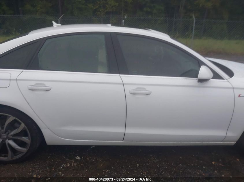 2014 Audi A6 3.0T Premium Plus VIN: WAUFGAFC4EN047570 Lot: 40420973