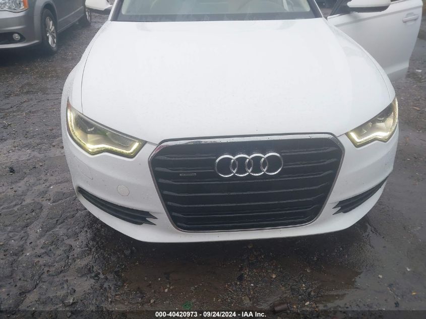 2014 Audi A6 3.0T Premium Plus VIN: WAUFGAFC4EN047570 Lot: 40420973