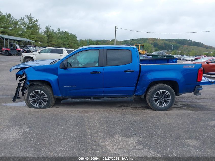 2022 Chevrolet Colorado 4Wd Short Box Z71 VIN: 1GCGTDEN8N1209750 Lot: 40420994