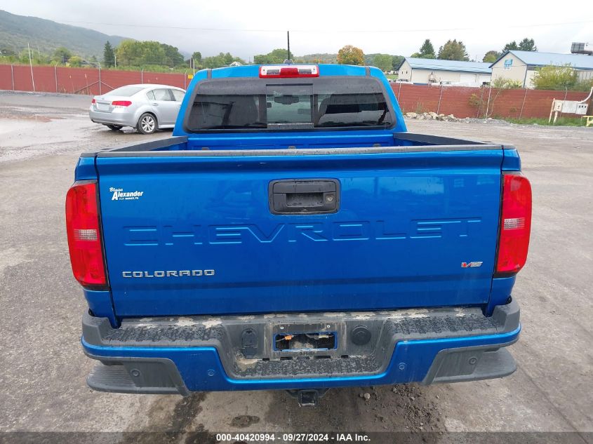 2022 Chevrolet Colorado 4Wd Short Box Z71 VIN: 1GCGTDEN8N1209750 Lot: 40420994