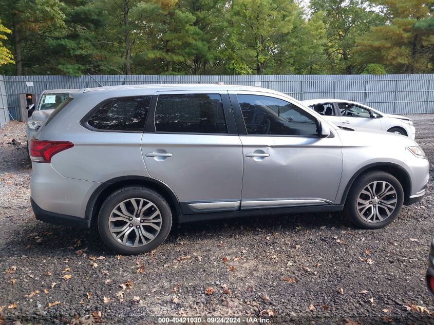 2016 Mitsubishi Outlander Es VIN: JA4AZ3A37GZ039706 Lot: 40421030