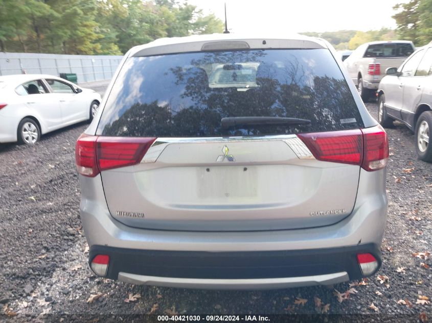 2016 Mitsubishi Outlander Es VIN: JA4AZ3A37GZ039706 Lot: 40421030