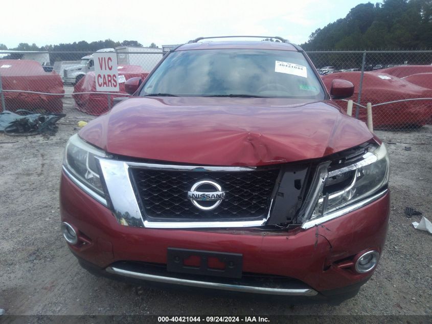 2015 Nissan Pathfinder S/Sv/Sl/Platinum VIN: 5N1AR2MN3FC674738 Lot: 40421044