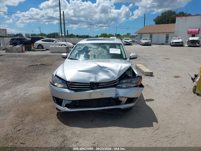 1VWBH7A36DC065648 2013 Volkswagen Passat 2.5L Se