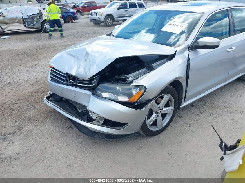 1VWBH7A36DC065648 2013 Volkswagen Passat 2.5L Se