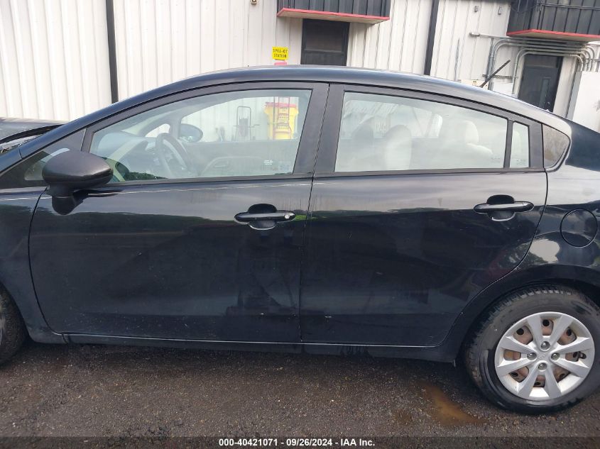 2013 Kia Rio Lx VIN: KNADM4A38D6273080 Lot: 40421071