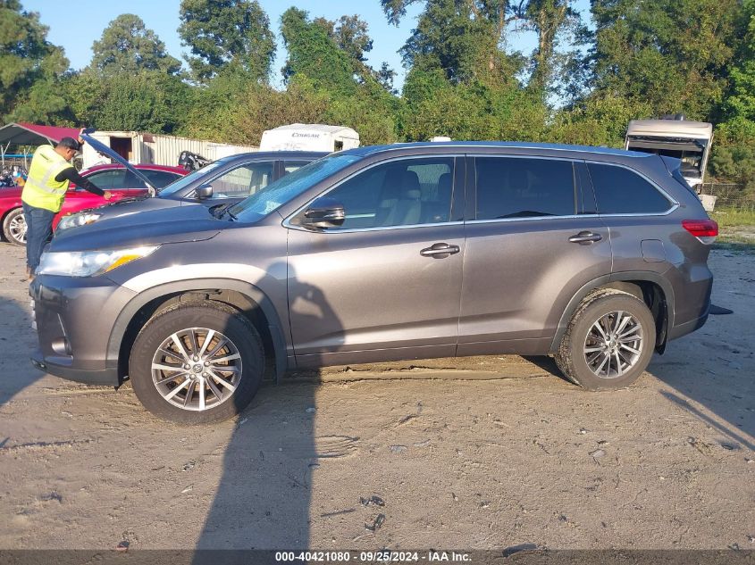 2018 Toyota Highlander Xle VIN: 5TDJZRFH2JS811289 Lot: 40421080