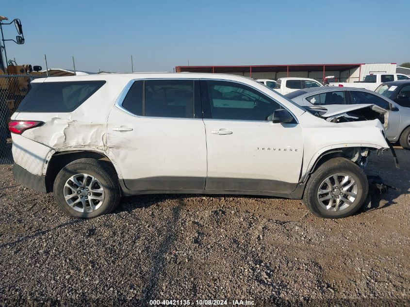 2023 Chevrolet Traverse Ls VIN: 1GNERFKW7PJ140834 Lot: 40421135