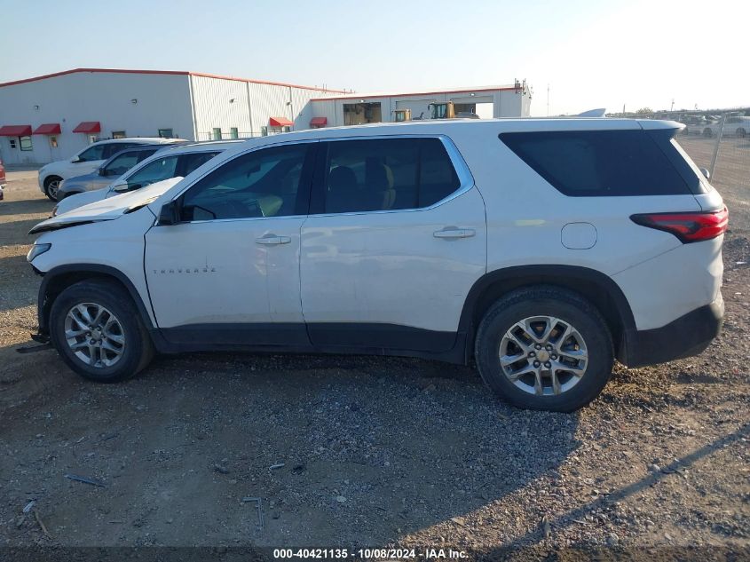 2023 Chevrolet Traverse Ls VIN: 1GNERFKW7PJ140834 Lot: 40421135