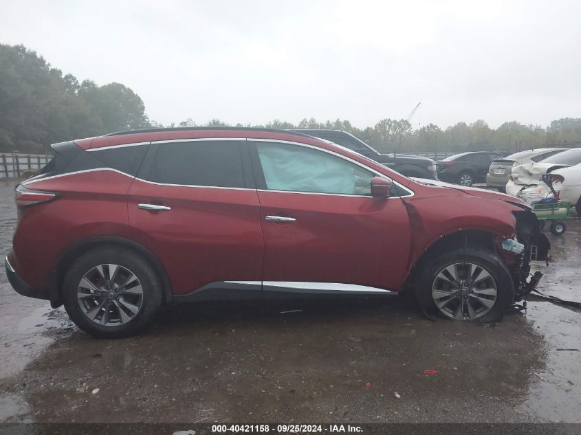 2015 Nissan Murano Sv VIN: 5N1AZ2MH9FN226812 Lot: 40421158