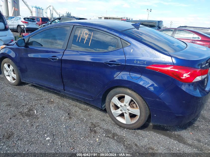 2011 Hyundai Elantra Gls VIN: 5NPDH4AE6BH025258 Lot: 40421191