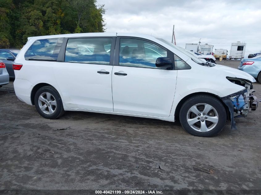 2015 Toyota Sienna L 7 Passenger VIN: 5TDZK3DC2FS660571 Lot: 40421199