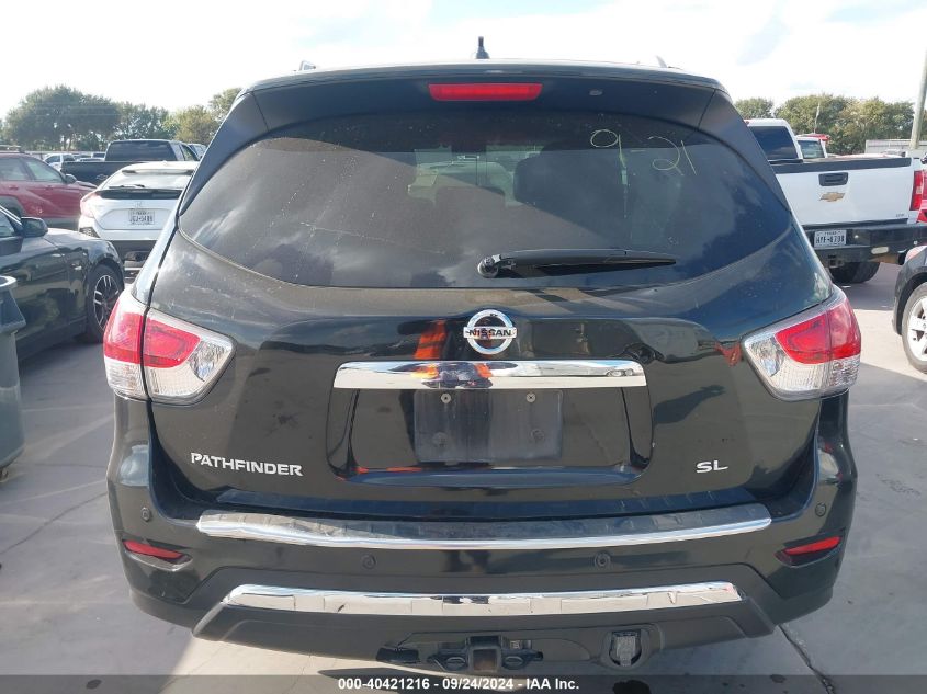 2016 Nissan Pathfinder Sl VIN: 5N1AR2MN5GC665413 Lot: 40421216