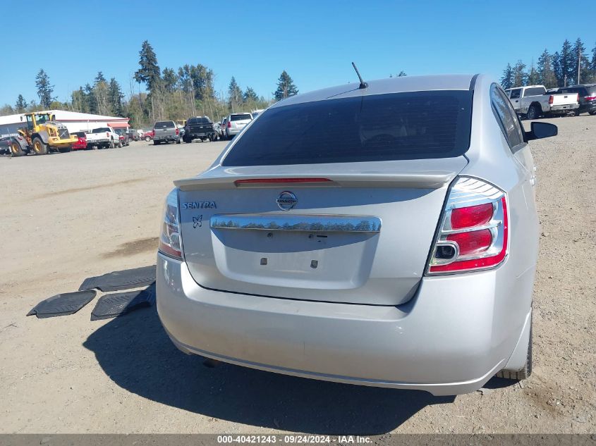 2012 Nissan Sentra 2.0 S VIN: 3N1AB6AP0CL732605 Lot: 40421243