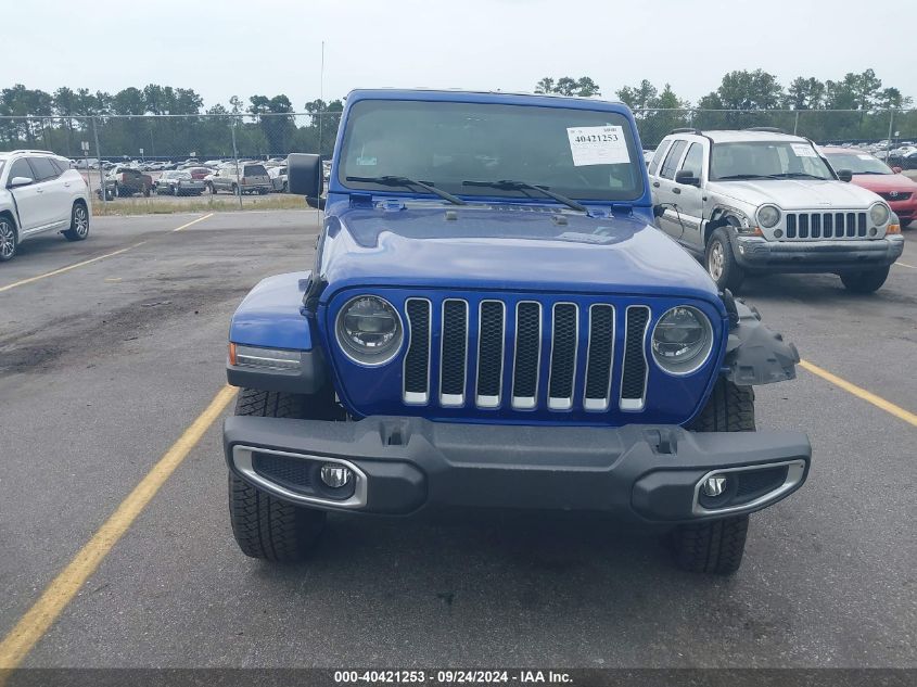 2019 Jeep Wrangler Unlimited Sahara 4X4 VIN: 1C4HJXEN8KW523831 Lot: 40421253