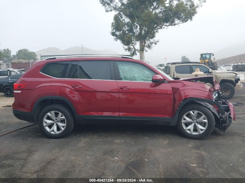 2018 Volkswagen Atlas 2.0T S VIN: 1V2AP2CA9JC596787 Lot: 40421254