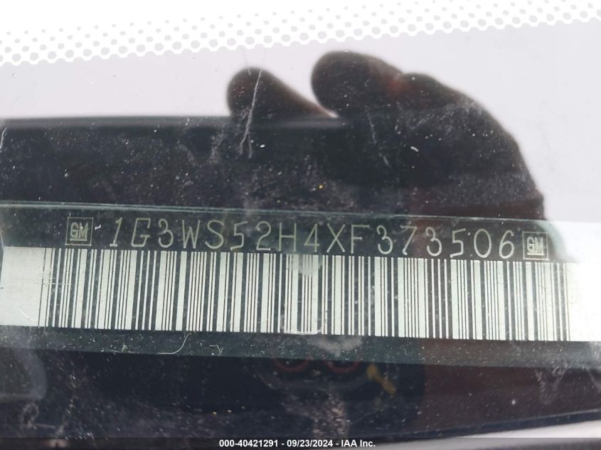 1G3WS52H4XF373506 1999 Oldsmobile Intrigue Gl