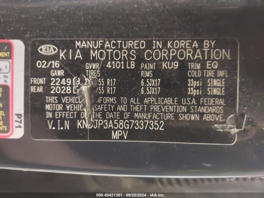 KNDJP3A58G7337352 2016 Kia Soul +