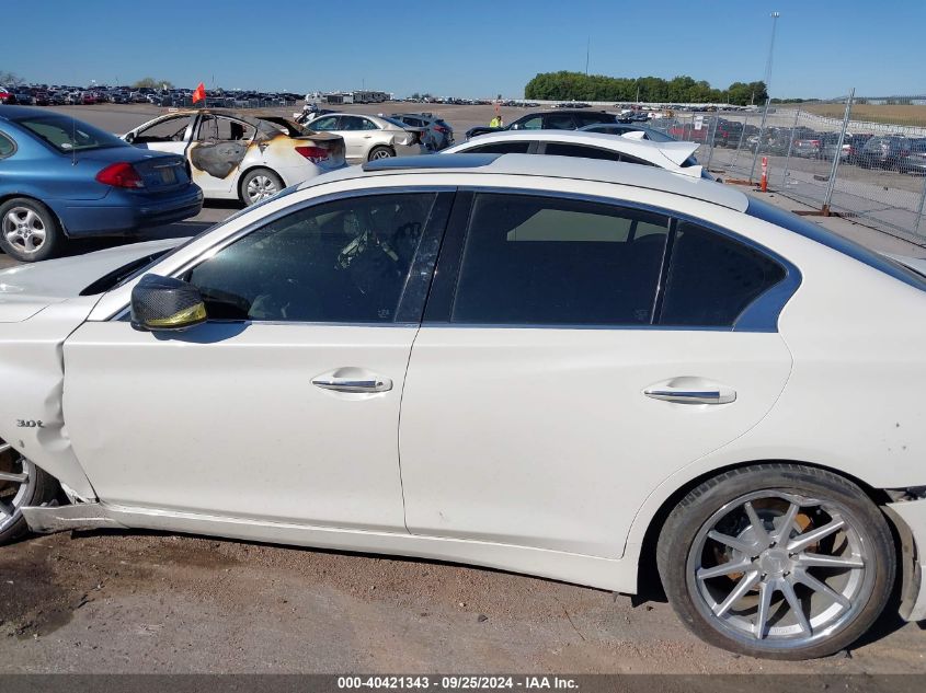 2016 Infiniti Q50 3.0T Premium VIN: JN1EV7ARXGM346205 Lot: 40421343