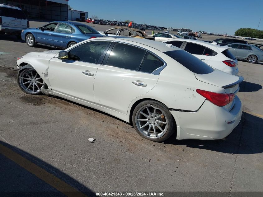 2016 Infiniti Q50 3.0T Premium VIN: JN1EV7ARXGM346205 Lot: 40421343