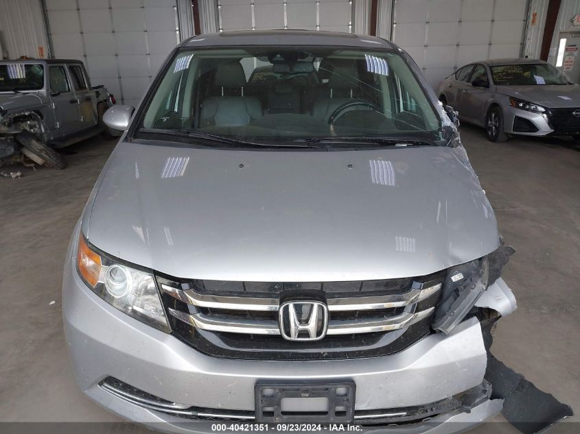 2015 Honda Odyssey Ex-L VIN: 5FNRL5H66FB007887 Lot: 40421351