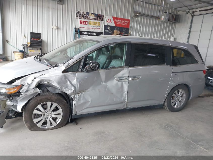 5FNRL5H66FB007887 2015 Honda Odyssey Ex-L