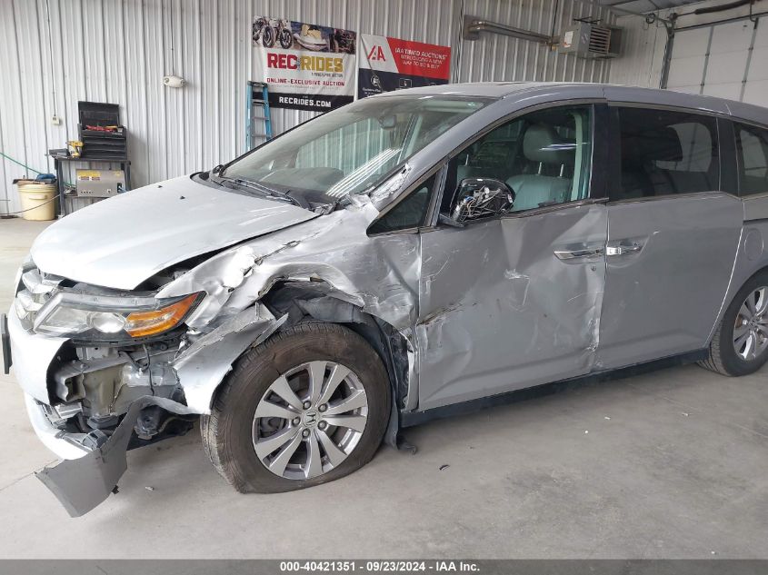 5FNRL5H66FB007887 2015 Honda Odyssey Ex-L