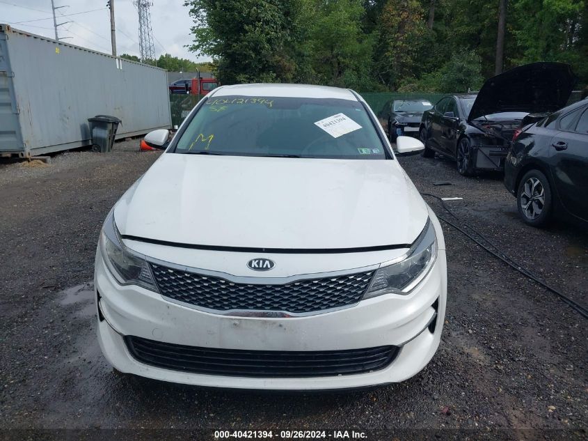 2016 Kia Optima Lx VIN: KNAGT4L35G5073586 Lot: 40421394