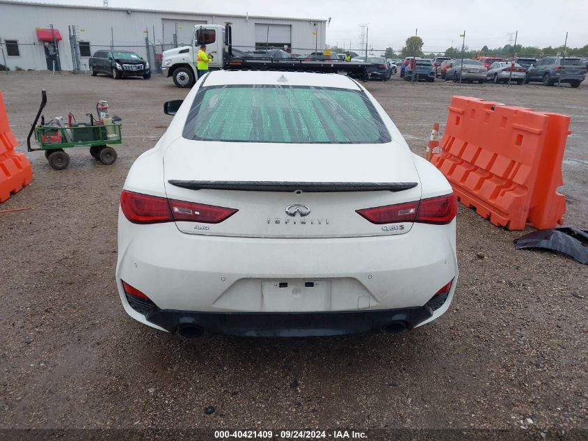 2018 Infiniti Q60 Red Sport 400 VIN: JN1FV7EL9JM631320 Lot: 40421409