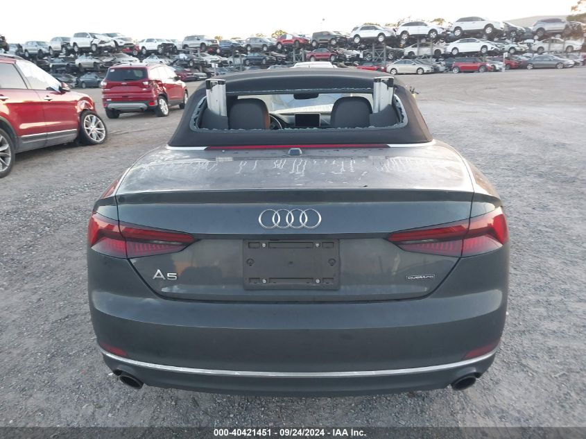 2019 Audi A5 Premium Plus VIN: WAUYNGF52KN011584 Lot: 40421451