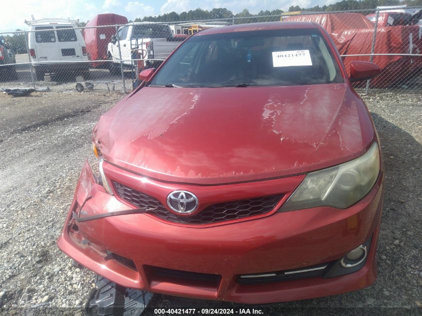 2012 Toyota Camry Se VIN: 4T1BF1FK3CU614765 Lot: 40421477