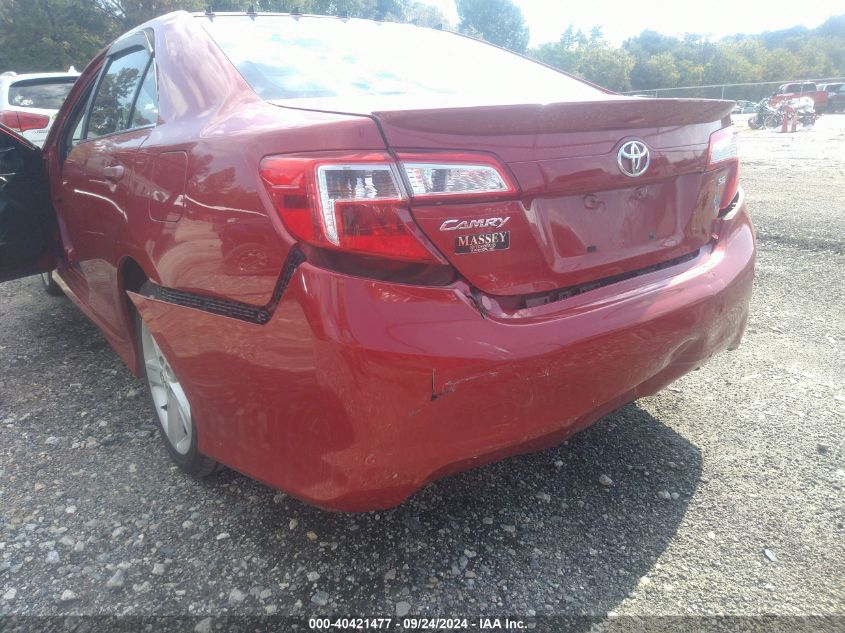 2012 Toyota Camry Se VIN: 4T1BF1FK3CU614765 Lot: 40421477